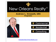 Tablet Screenshot of neworleansrealty.com